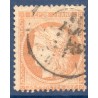 Timbre France Yvert No 38b Cérès Siège de Paris 40 c orange clair Oblitéré CaD type 17