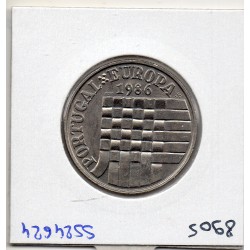 Portugal 25 escudos CEE 1986 Spl, KM 635 pièce de monnaie