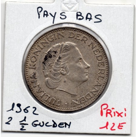 Pays Bas 2 1/2 Gulden 1962 Sup, KM 185 pièce de monnaie