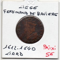Liège Ferdinand de Bavière, Liard 1612-1640, KM 39 pièce de monnaie