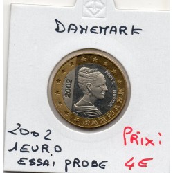 Danemark essai 1 euro 2002 Spl, pièce de monnaie