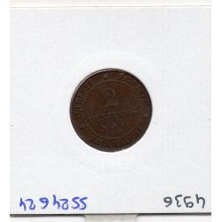 2 centimes Cérès 1892 TTB+, France pièce de monnaie