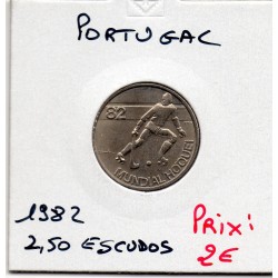 Portugal 2.5 escudos 1982 Sup, KM 613 pièce de monnaie