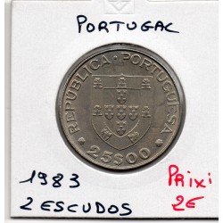 Portugal 25 escudos 1983 Sup, KM 616 pièce de monnaie