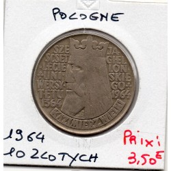 Pologne 10 Zlotych Kazimierz Wielki 1964 TTB, KM Y54 pièce de monnaie