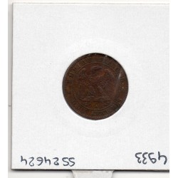 2 centimes Napoléon III tête laurée 1861 A Paris TTB, France pièce de monnaie