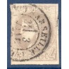 Timbre France Yvert No 41B Émission de Bordeaux 4c gris Oblitéré CaD type 17