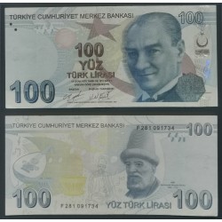 Turquie Pick N°226d, TTB Billet de banque de 100 Lira 2009