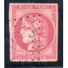 Timbre France Yvert No 49 Émission de Bordeaux 80c rose Oblitéré gros chiffres