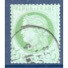 Timbre France Yvert No 53g Type Cérès 5c vert-jaune / verdâtre  Oblitéré CaD type 16