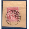 Timbre France Yvert No 71 Type I Sage 75c carmin Oblitéré