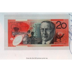 Australie Pick N°53x, Folder neuf Billet de banque de 20 Dollars 1994