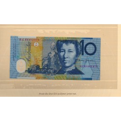 Australie Pick N°45g et 52x, Folder Neuf Billet de banque de 10 Dollars 1996