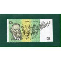 Australie P.43e, Folder Neuf Billet de 2 Dollars 1985 McArthur