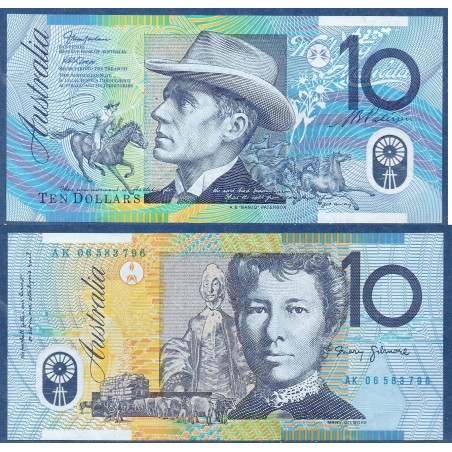 Australie P.58c, Billet de 10 Dollars 2006 Mary Gilmore