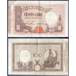 Pick N°39f, Billet de banque de 100 Lire 20.5.1925