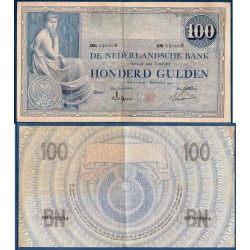 Pays Bas Pick N°39d, Billet de Banque de 100 gulden 1.12.1928