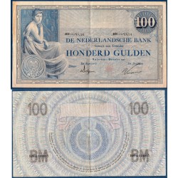 Pays Bas Pick N°39d, Billet de Banque de 100 gulden 3.12.1928