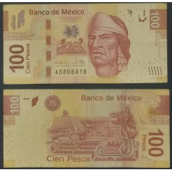 Mexique Pick N°124ae, TTB Billet de Banque de 100 pesos 24.4.2013