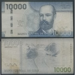 Chili Pick N°164d, TB Billet de banque de 10000 Pesos 2013