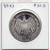 Allemagne RFA 10 deutche mark 1972 G, Spl KM 130 JO Munich pièce de monnaie