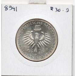 Allemagne RFA 5 deutsche mark 1968 D, Spl KM 123 Max Pettenkofer pièce de monnaie