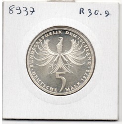 Allemagne RFA 5 deutche mark 1978 F, BE KM 148 Balthasar Neumann pièce de monnaie