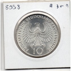 Allemagne RFA 10 deutsche mark 1972 G, Spl KM 135 pièce de monnaie