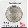 Autriche 25 Schilling 1973 Spl, KM 2901 Max Reinhardt pièce de monnaie