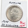 Autriche 25 Schilling 1965 Spl, KM 2897 Ecole technique de Vienne pièce de monnaie