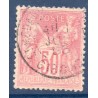 Timbre France Yvert No 98a Type II Sage 50c rose pâle Oblitéré