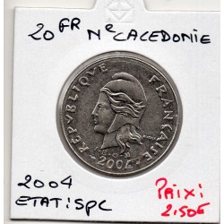 Nouvelle Calédonie 20 Francs 2004 Spl, Lec - pièce de monnaie