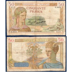 50 Francs Cérès B 14.8.1935...