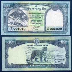 Nepal Pick N°79b, Billet de banque de 50 rupees 2019