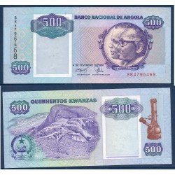 Angola P.128b, Neuf, Billet de 500 Kwansas 1991 Serra da Leba