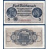 Allemagne Pick N°R138a, TTB Billet de banque de 5 Mark 1940