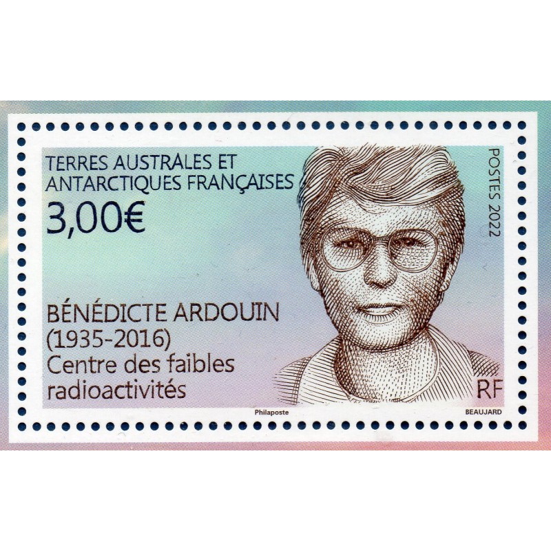 Timbre TAAF Yvert No 1007 Bénédicte Ardouin neuf ** 2022