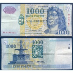 Hongrie P.180b, TTB Billet de 1000 Forint 1999 Roi Matyas