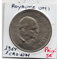 Grande Bretagne 1 crown 1965 Spl, KM 910 pièce de monnaie