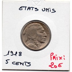 Etats Unis 5 cents 1918 Sup-, KM 134 pièce de monnaie