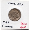 Etats Unis 5 cents 1918 Sup-, KM 134 pièce de monnaie