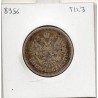 Russie 50 Kopecks 1897 АГ ST Petersbourg TB, KM Y58.2 pièce de monnaie