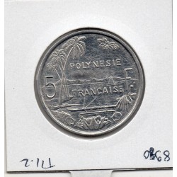 Polynésie Française 5 Francs 1987 Sup+, Lec 57 pièce de monnaie