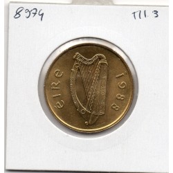 Irlande 20 pence 1988 Spl, KM 25 pièce de monnaie