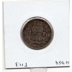 1 Franc Louis XVIII 1824 A Paris TTB-, France pièce de monnaie