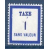 Timbre Fictif Taxe Yvert No FT1 neuf ** France