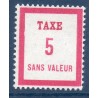 Timbre Fictif Taxe Yvert No FT5 neuf * avec trace de charnière France