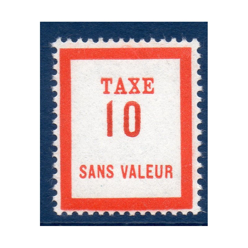 Timbre Fictif Taxe Yvert No FT6 neuf ** France