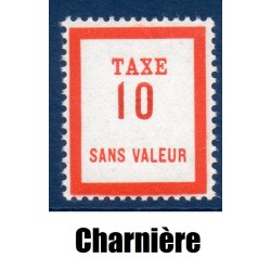 Timbre Fictif Taxe Yvert No FT6 neuf * avec trace de charnière France