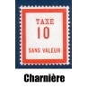 Timbre Fictif Taxe Yvert No FT6 neuf * avec trace de charnière France